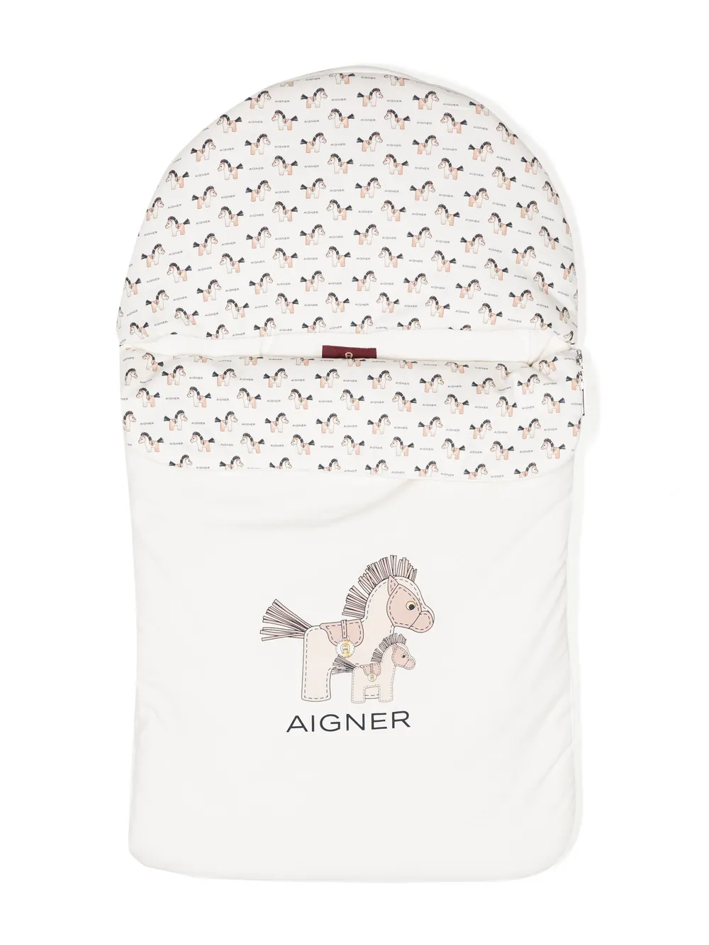 Aigner Logo-print Sleeping Bag In White