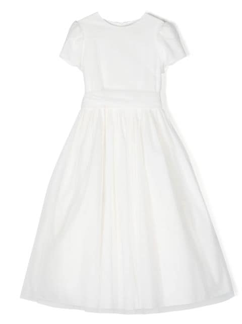 Il Gufo tulle belted dress