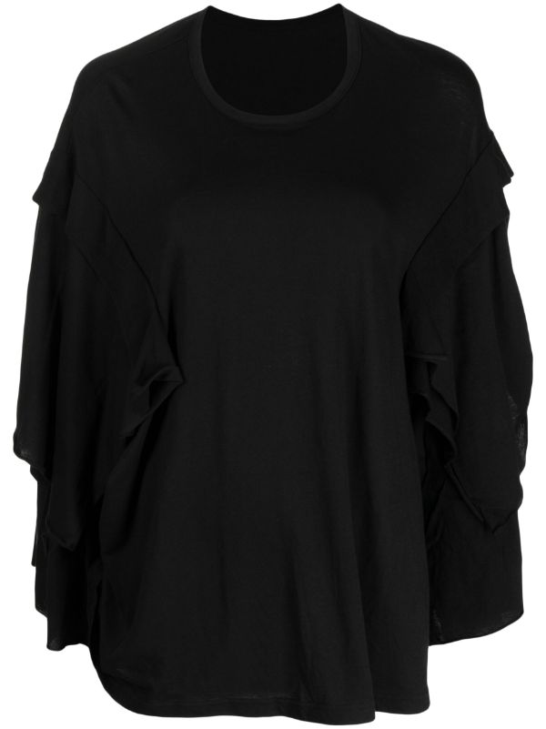 Yohji Yamamoto double-layer Jersey T-shirt - Farfetch