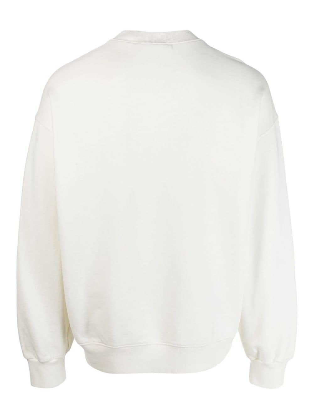 Shop Carhartt Plain Logo-patch Cotton Sweatshirt In Weiss
