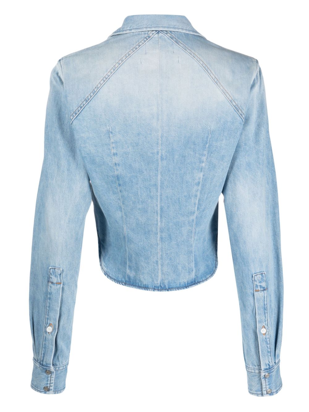 Haikure Denim blouse - Blauw