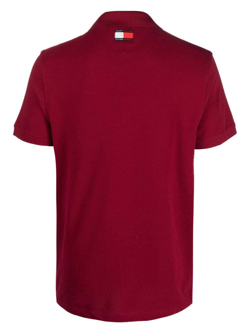 Tommy Jeans Poloshirt met logopatch - Rood