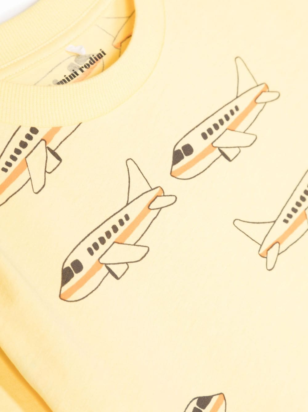 Mini Rodini plane-print Cotton T-shirt - Farfetch