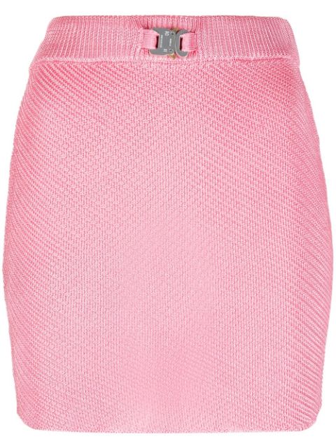 1017 ALYX 9SM buckle-detail knit miniskirt