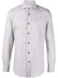 Mazzarelli striped long-sleeve shirt - Neutrals