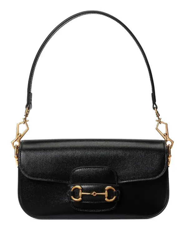 Gucci Horsebit Bag1955 Shoulder Bag in Black