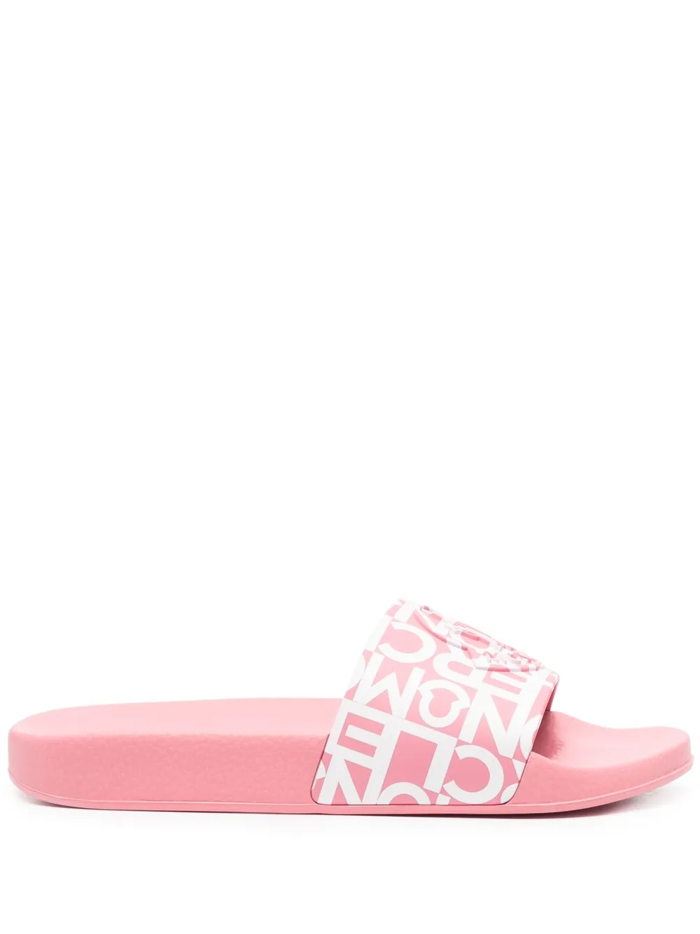 Moncler Jeanne Rubber Slides In Pink