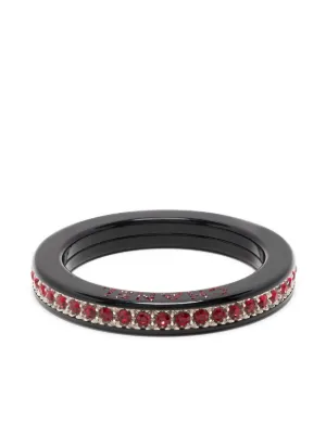 CHANEL Pre Owned 1990s crystal embellished Bangle Bracelet Farfetch