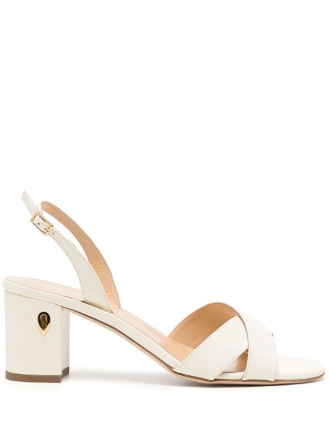 Jennifer Chamandi Leonardo 65mm leather sandals