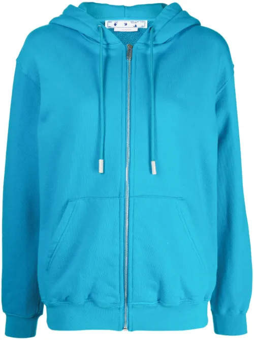 Hoodie zippé à imprimé Diag - Off-White - Modalova