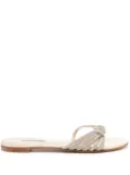 Casadei knot-detail slide sandals - Gold