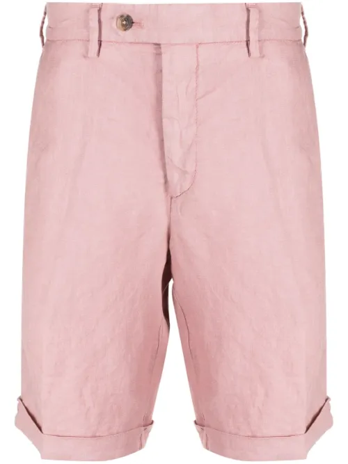 Lardini bermuda en lin - Rose - Lardini - Modalova