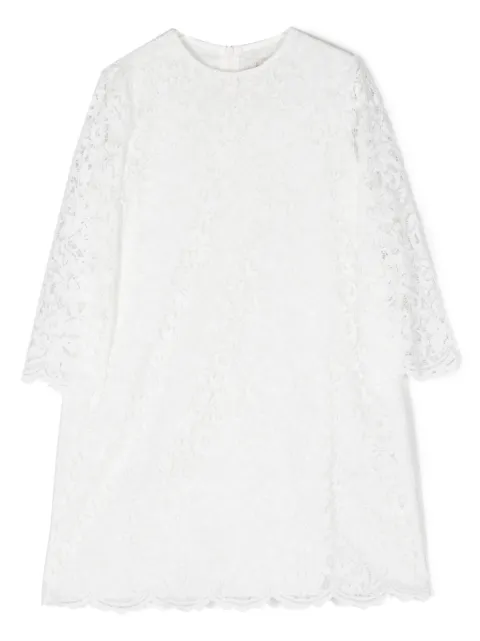 Il Gufo Kleid aus Spitze in A-Linie