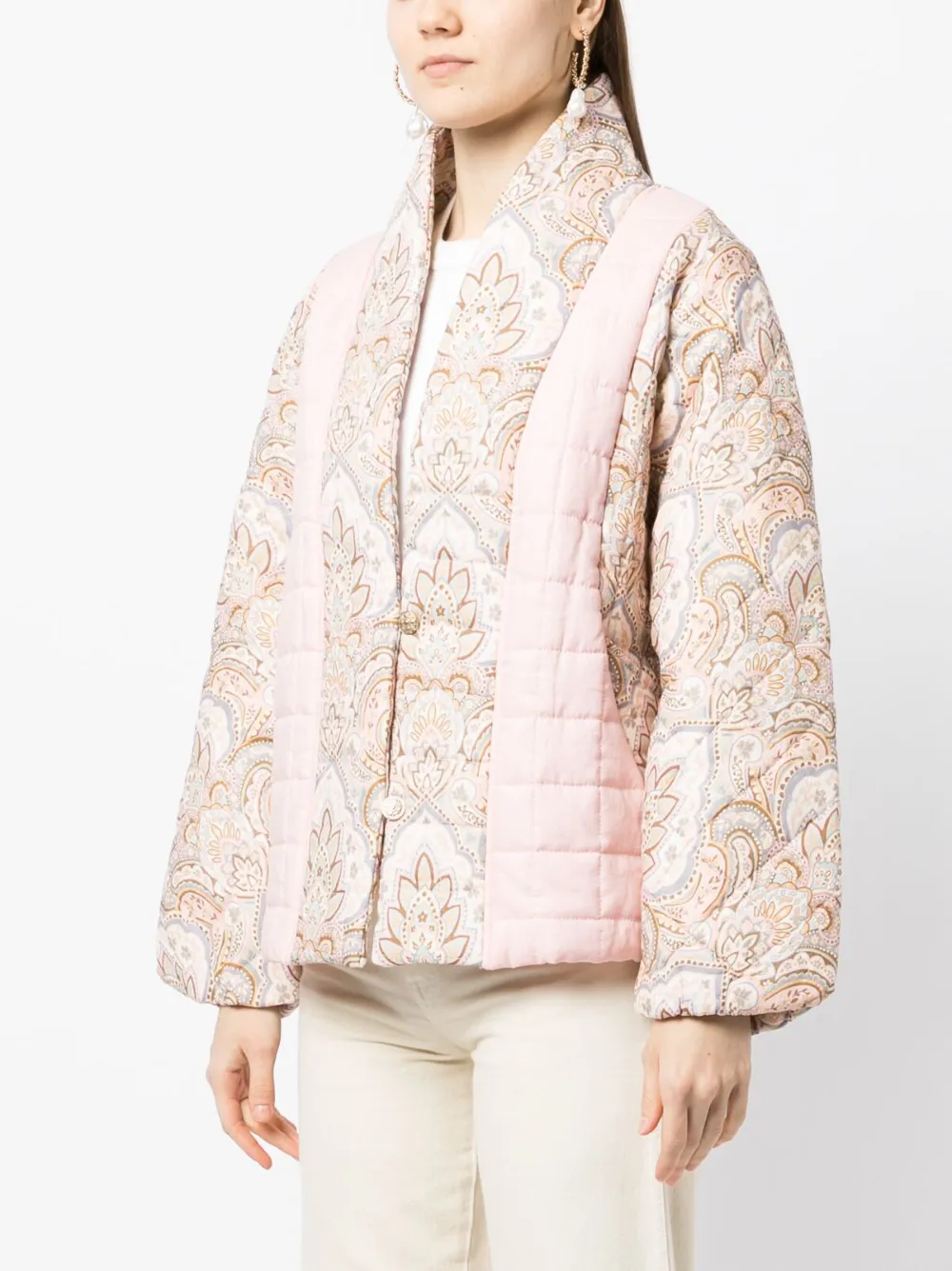 We Are Kindred Elsa floralprint Quilted Jacket Farfetch