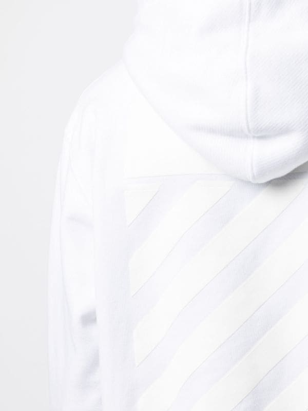 Off white best sale striped hoodie