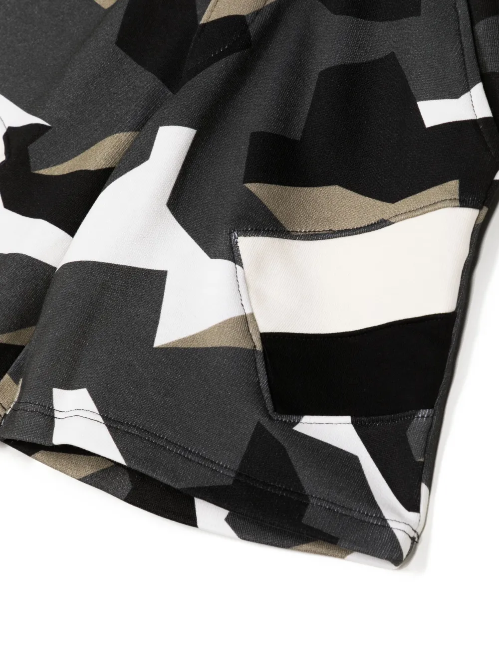 Neil Barrett Graphic-print Shorts In Green