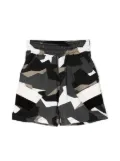 Neil Barrett Kids graphic-print shorts - Green