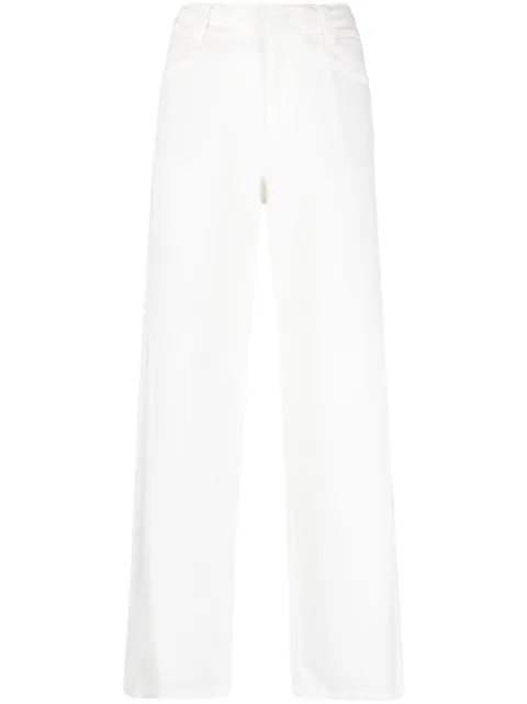 Vince high-waist straight-leg trousers