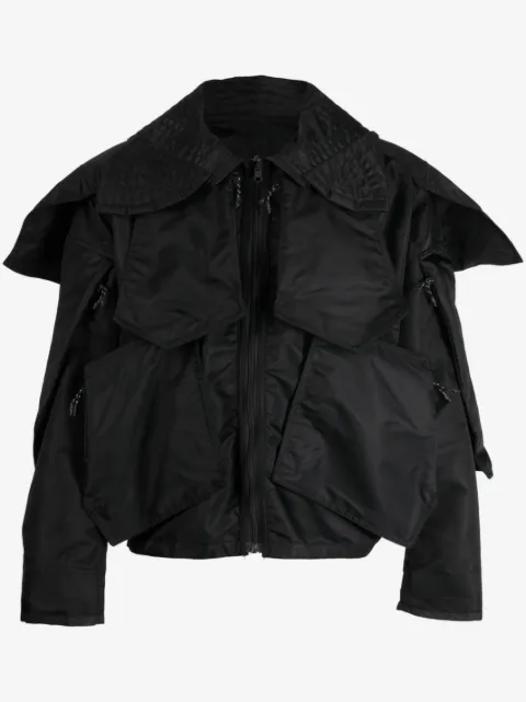 MCQ oversize-pointed-pocket jacket
