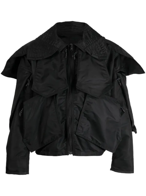 MCQ Veste a Design a Poches Pointues Noir FARFETCH CM