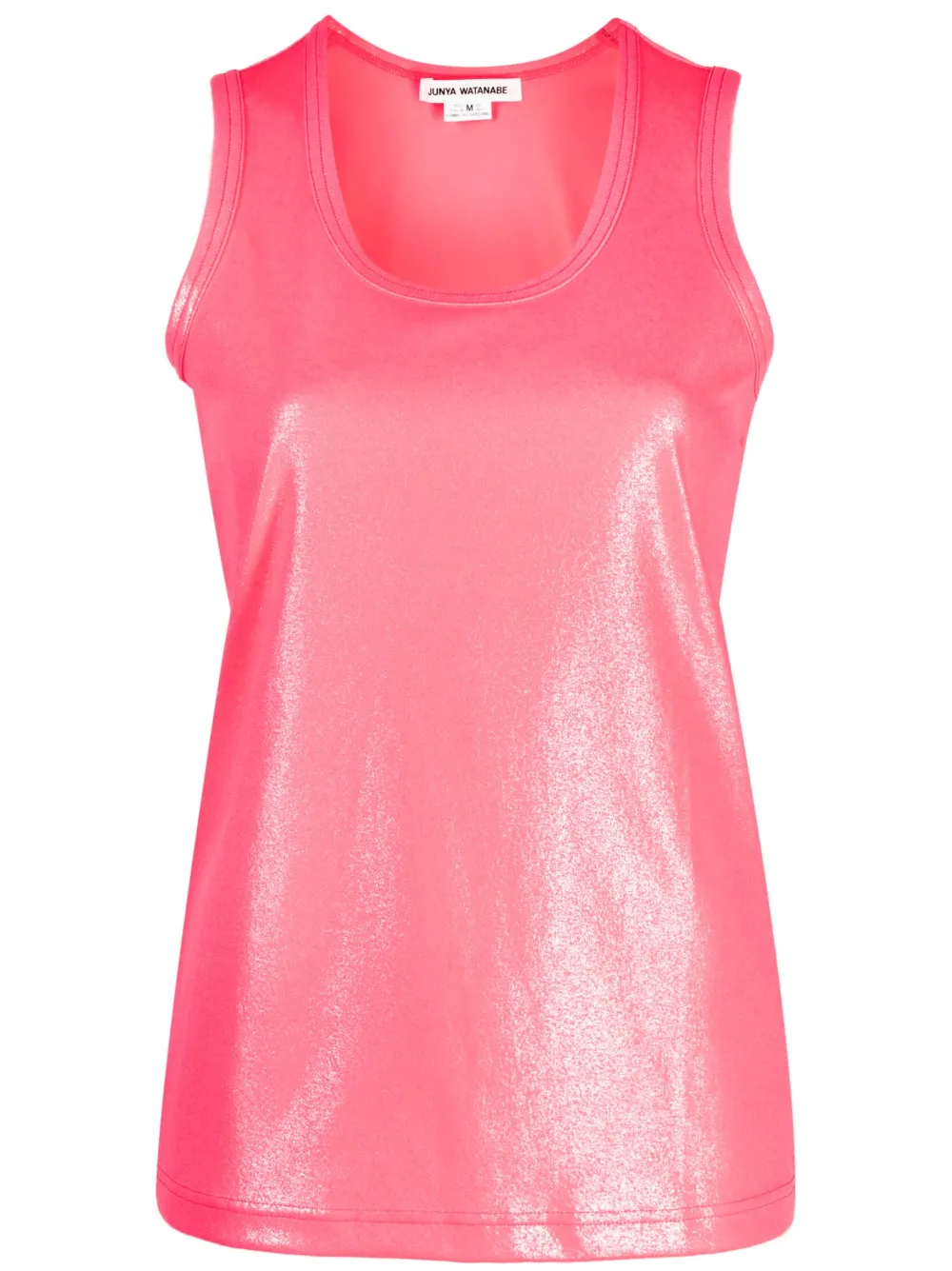 Junya Watanabe Woman Tank Top Coral Size M Polyester In Rosa