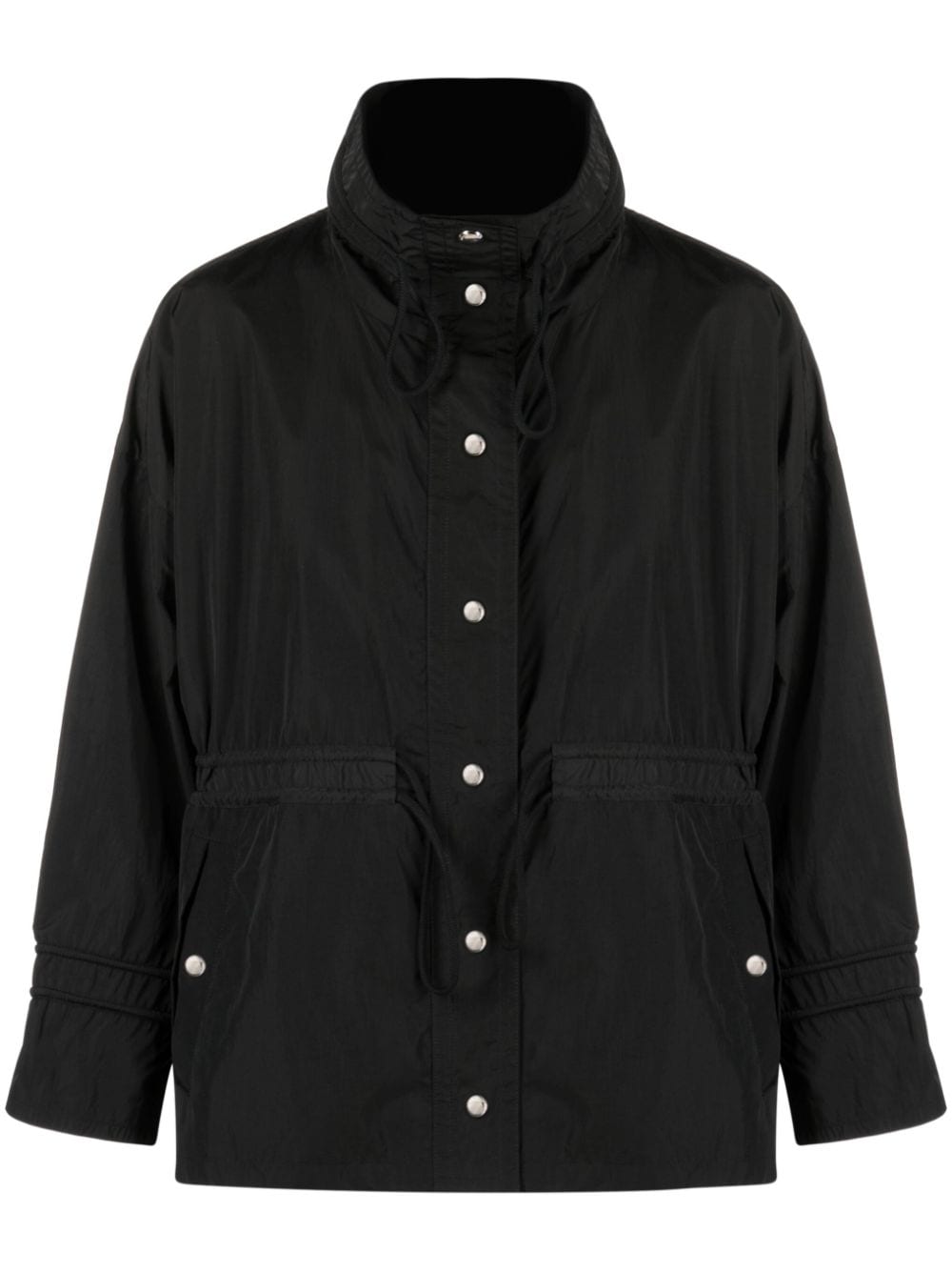 Moncler Deel Drawstring-waist Jacket In Black
