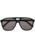 Saint Laurent Eyewear Dune oversize-frame sunglasses - Black