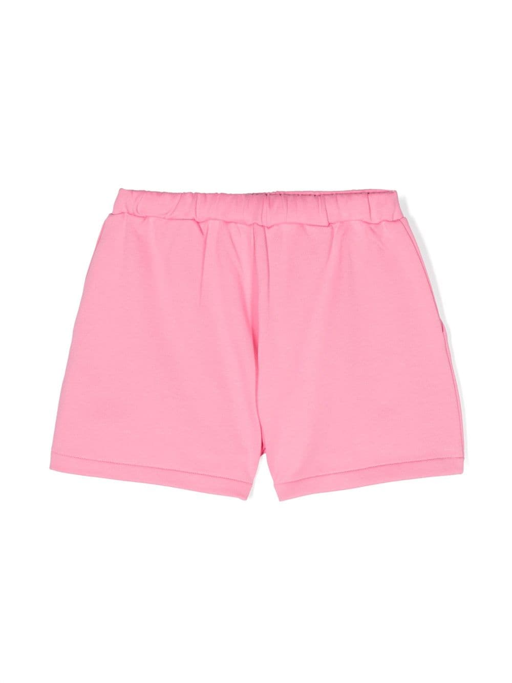 PUCCI Junior logo-embroidered cotton shorts - Roze