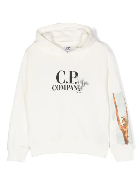 C.P. Company Kids hoodie con logo estampado