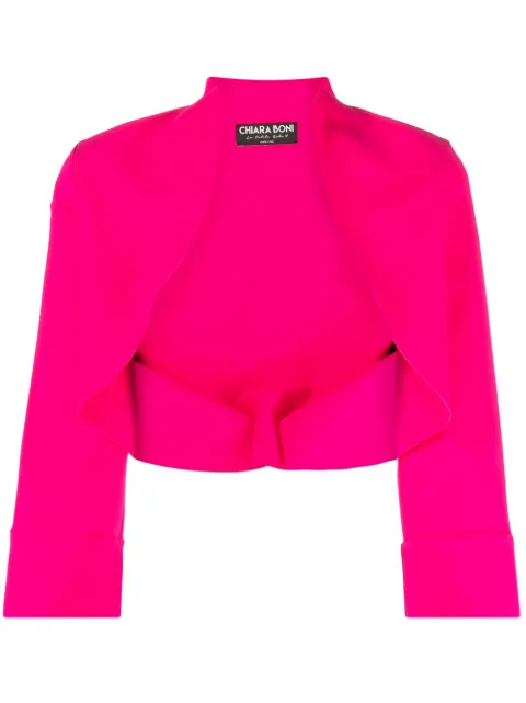 CHIARA BONI La Petite Robe Mativel cropped bolero