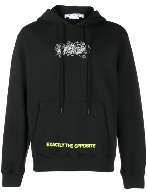 Off-White Hoodie mit Slogan-Print
