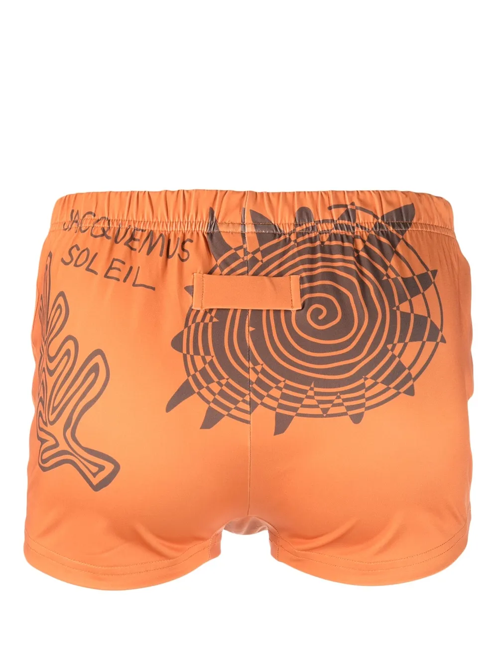 Jacquemus Zwembroek met print - Oranje