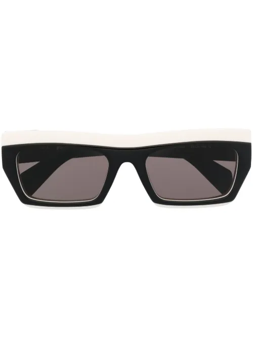 Lunettes de soleil rectangulaires Empire - Palm Angels Eyewear - Modalova
