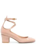 Valentino Garavani 60mm Tan-Go patent leather pumps - Pink