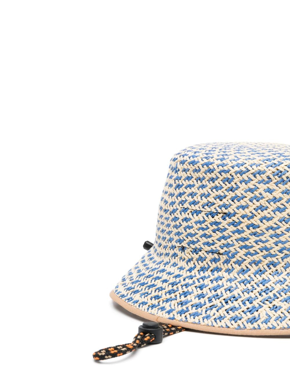 Super Duper Hats Vissershoed met patchdetail - Beige