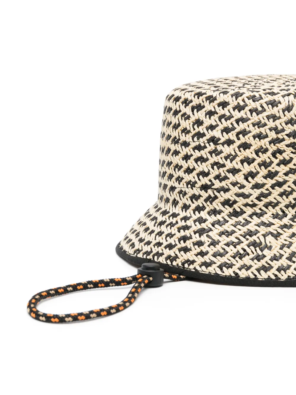 Super Duper Hats Vissershoed met patchdetail - Beige
