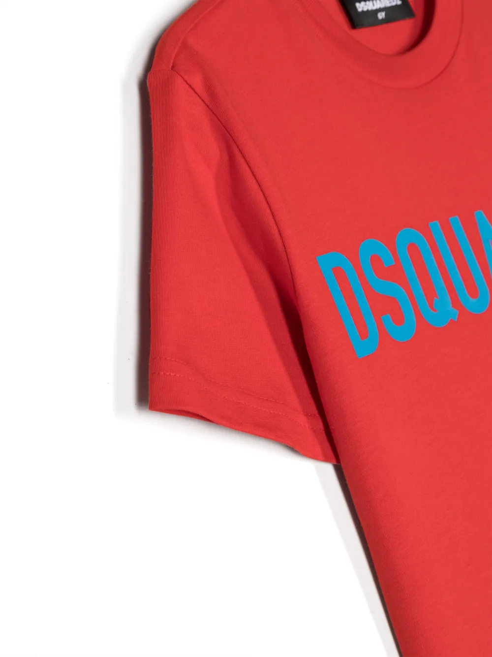 Dsquared2 Logo-print Short-sleeve Cotton T-shirt In Red