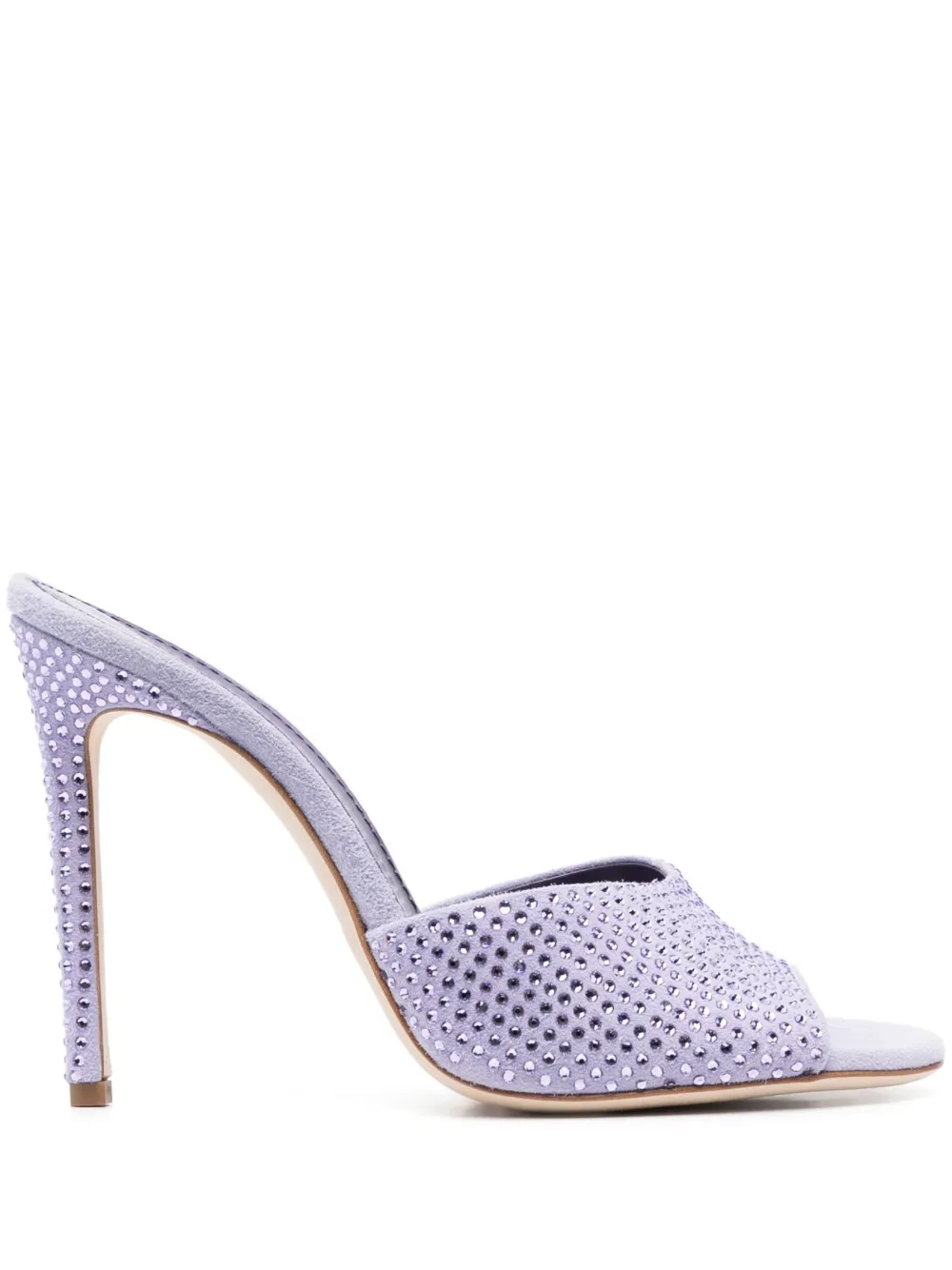 Paris Texas Crystal-embellished 80mm Sandals In Purple