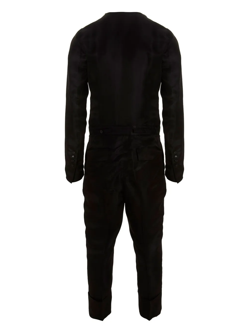 SAPIO crew-neck jumpsuit - Zwart