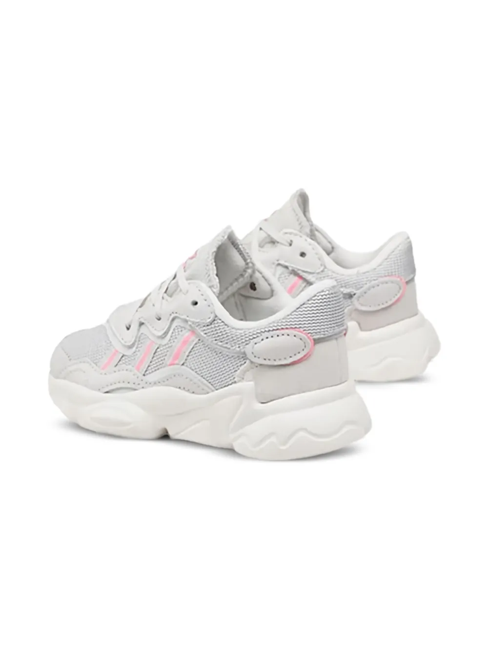 Adidas Kids Ozweego gestreepte sneakers - Wit