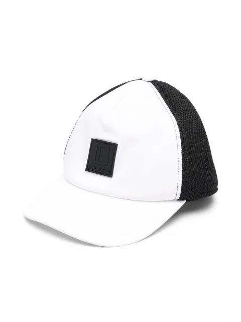 Balmain Kids mesh-panelling baseball caps