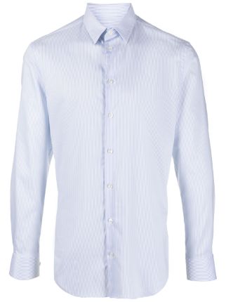 Giorgio Armani Striped long-sleeve Shirt - Farfetch