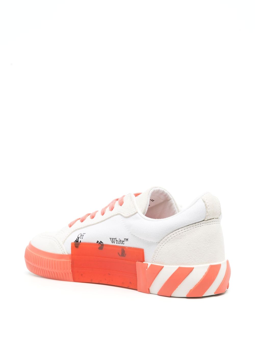 Off-White Low Vulcanized Outlined Leather Sneakers - Farfetch