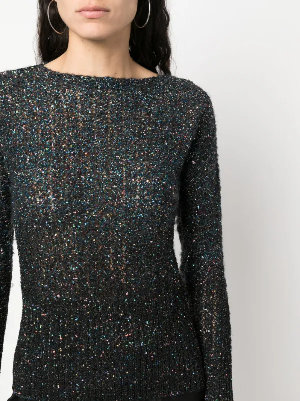 Maison Margiela sequin-embellished Knitted Jumper - Farfetch