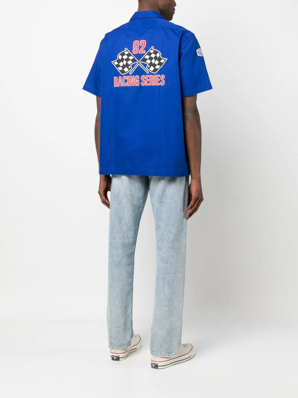 Polo Ralph Lauren Overhemd met logopatch - Blauw