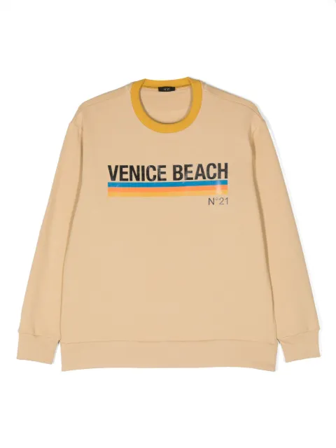 Nº21 Kids graphic-print sweatshirt
