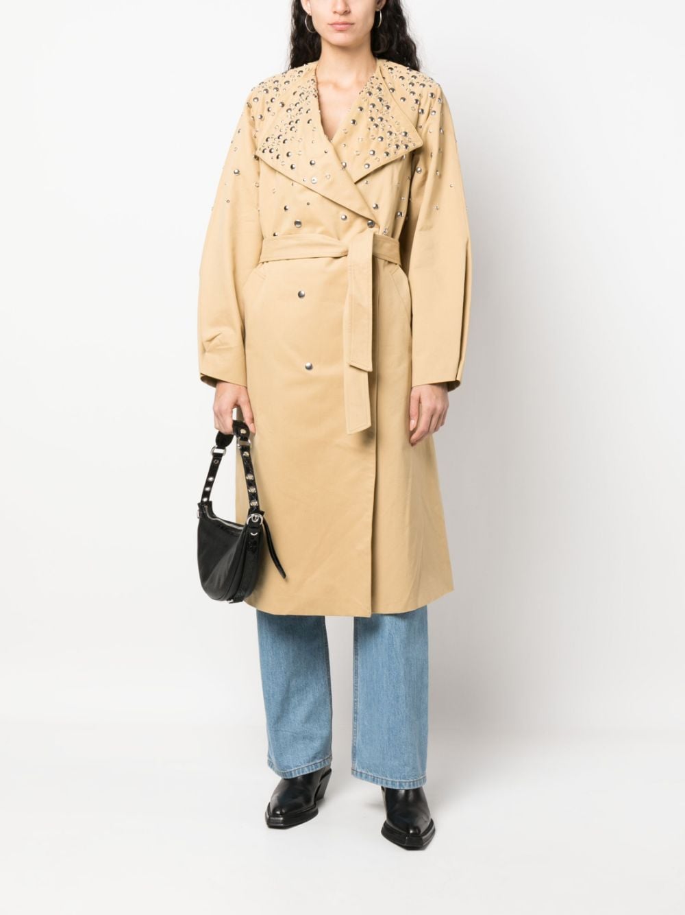 Halfboy Trenchcoat met ceintuur - Beige