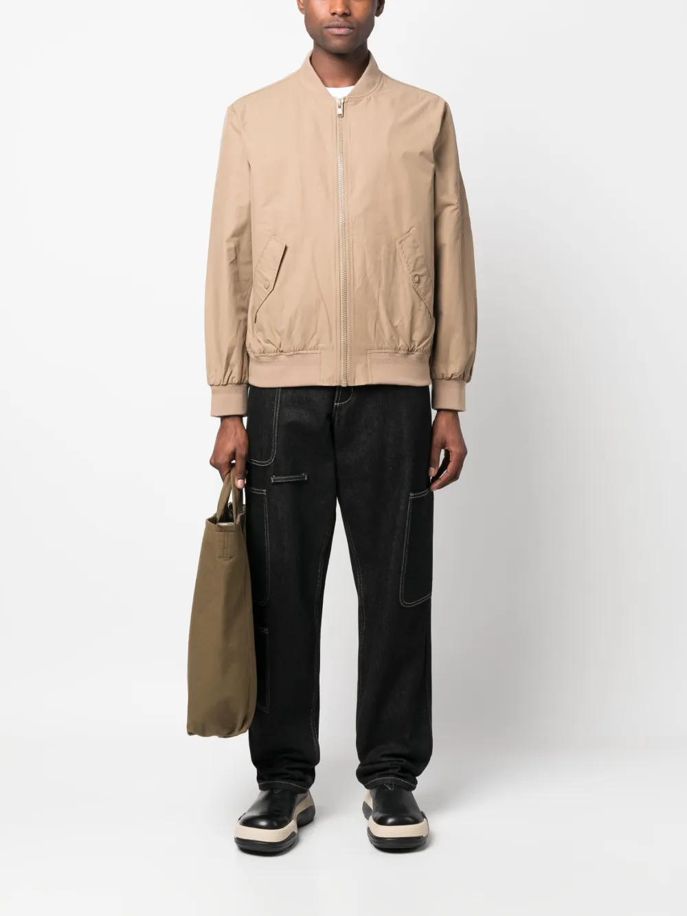 Zadig&Voltaire Bomberjack met rits - Bruin