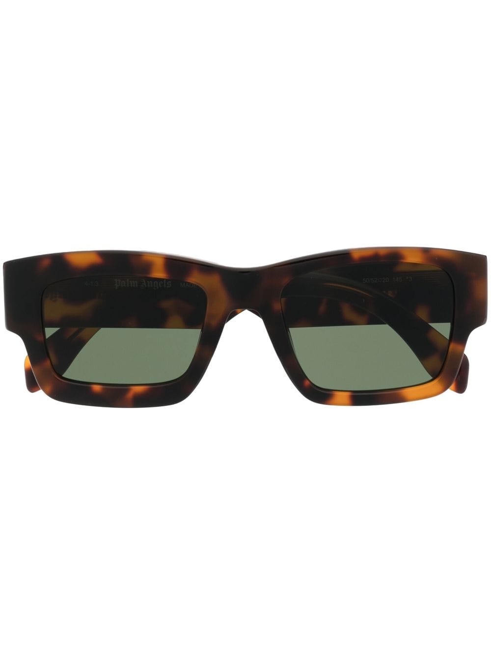Palm Angels Tortoiseshell-effect Square-frame Sunglasses In Braun