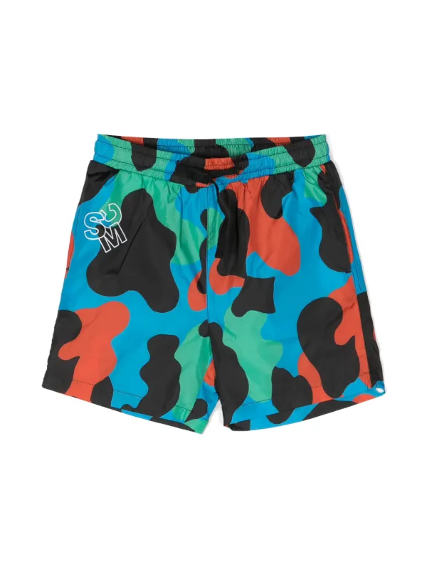 STELLA MCCARTNEY Camouflage Print Shorts STELLA MCCARTNEY Camouflage Print Shorts